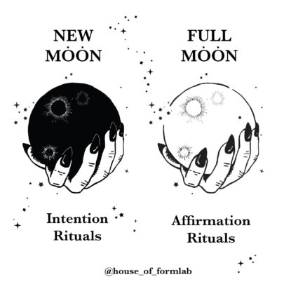 Full moon vs new moon spirituality